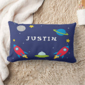Coussin Rectangle Enfants d'espace extra-atmosphérique/coussin de (Couverture)