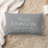 Coussin Rectangle Engagement gift for couple, Customized pillow. (Couverture)
