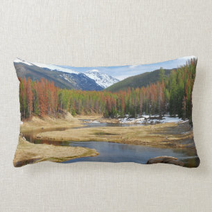 Coussin Rectangle Enroulement le fleuve Colorado avec des montagnes