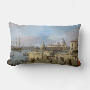 Coussin Rectangle Entrée du Grand Canal depuis le Molo, Venise