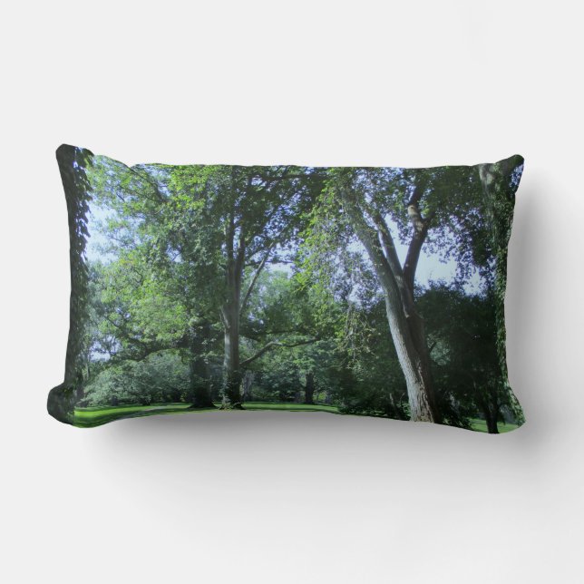 Coussin Rectangle Entrer dans le Greenwood (Recto)