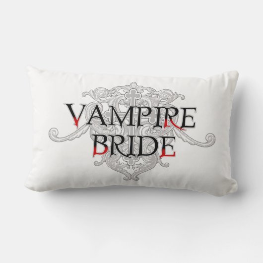 Coussin Rectangle Épouse de mariée Vampire Jeu d'oreiller (Verso)