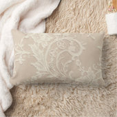 Coussin Rectangle Épouser la dentelle blanche (Couverture)