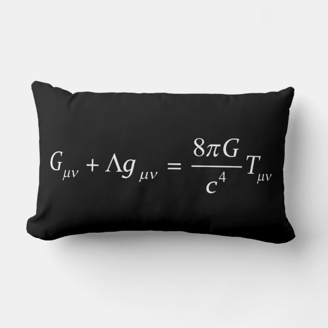 Coussin Rectangle Équation de champ d'Einstein (Recto)