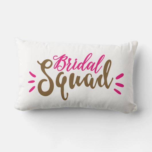 Coussin Rectangle Équipe nuptiale (Verso)