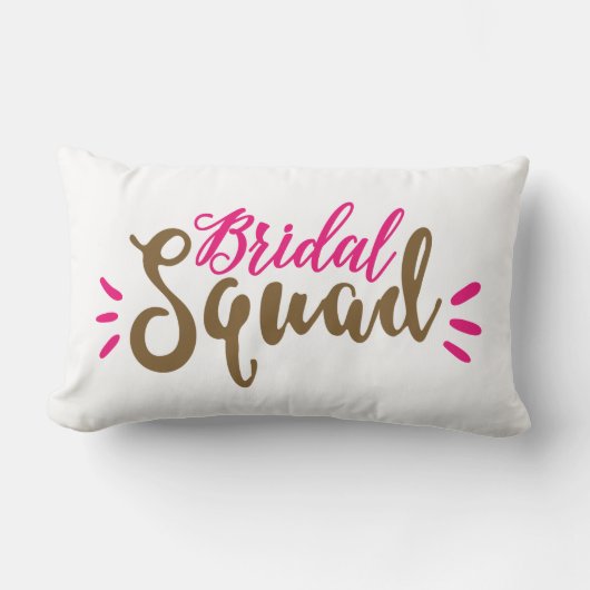 Coussin Rectangle Équipe nuptiale (Recto)