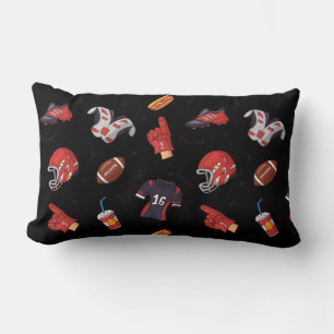 Coussin Rectangle Équipement sportif de football avec Motif alimenta