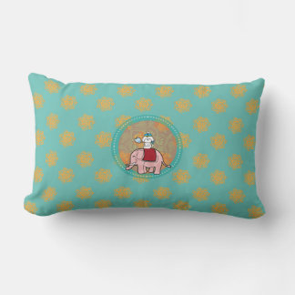 Coussin Rectangle équitation avec éléphant