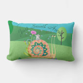 Coussin Rectangle Escargot mûre (Recto)