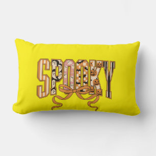 Coussin Rectangle esthétique de Halloween Coquette Épouvantable-6616