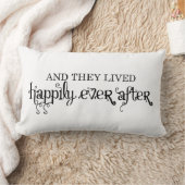 Coussin Rectangle Et ils ont vécu heureusement pour toujours (Couverture)