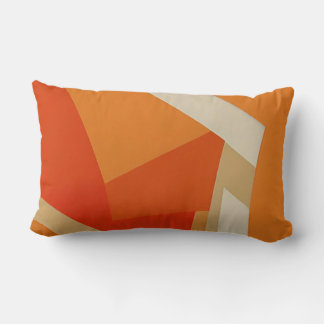 Coussin Rectangle Étapes sans fin - dans Orange chaud