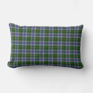 Coussin Rectangle État du Connecticut Tartan