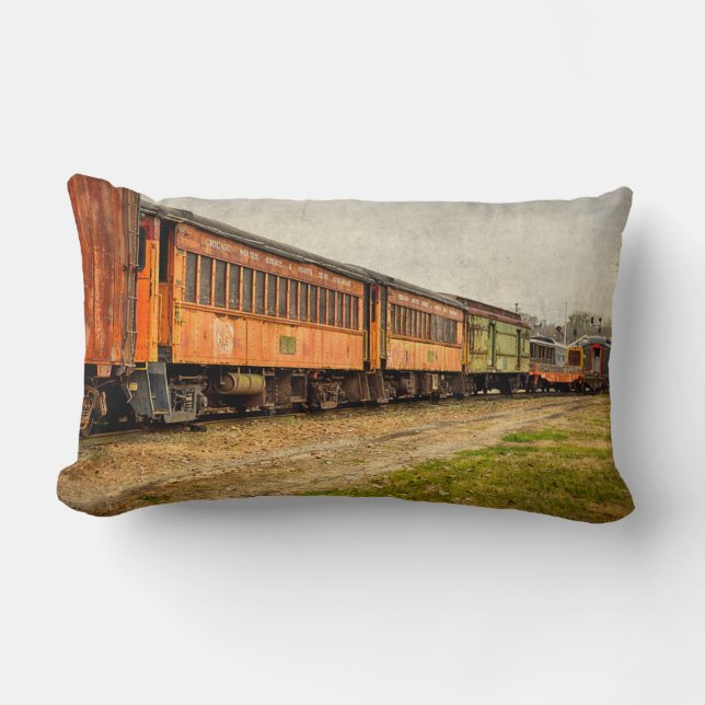 Coussin Rectangle États-Unis, Indiana. Le Musée du chemin de fer de  (Recto)