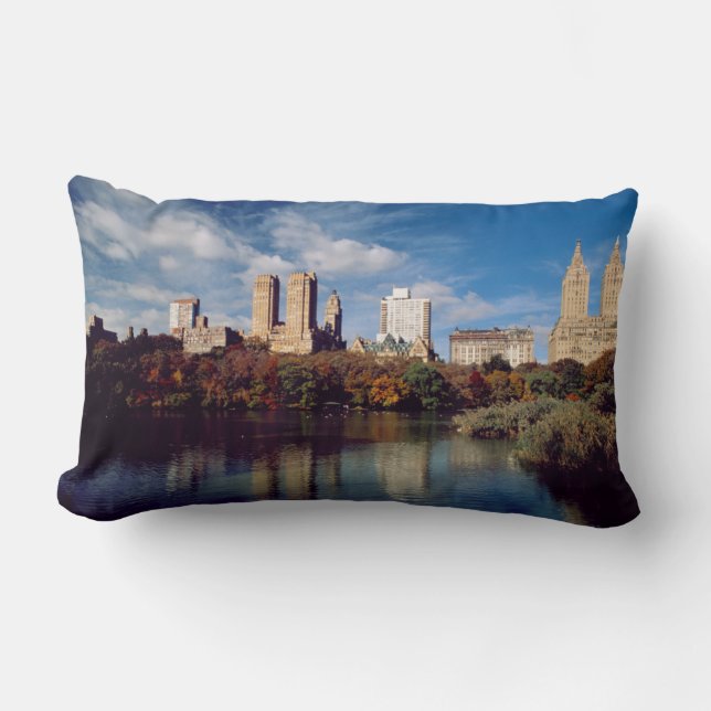 Coussin Rectangle États-Unis, New York, Central Park, Lake (Recto)