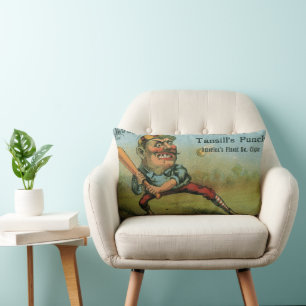 Coussin Rectangle Étiquette de cigare vintage, Tansill Punch de base