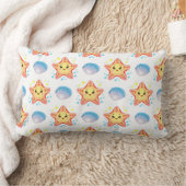 Coussin Rectangle Étoiles de mer et coquillages mignons (Couverture)