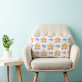 Coussin Rectangle Étoiles de mer et coquillages mignons (Chaise)