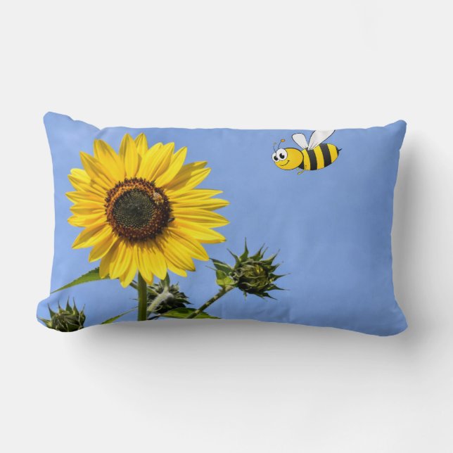Coussin Rectangle Être Heureux (Recto)