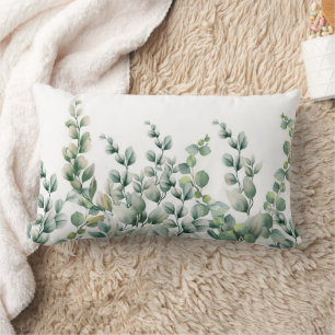 Coussin Rectangle Eucalyptus vert