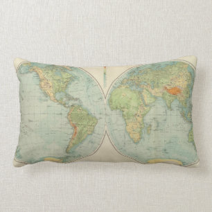 Coussin Rectangle Examen médical des hémisphères 12