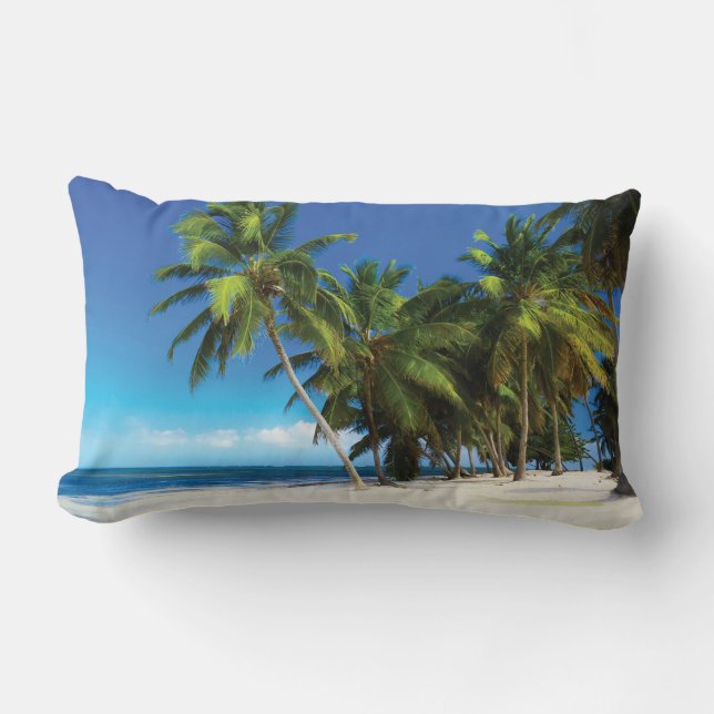 Coussin Rectangle Exotic beach throw pillow (Recto)