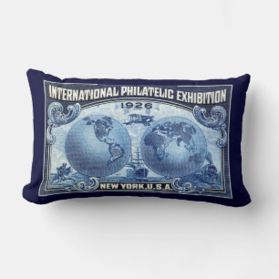 Coussin Rectangle Expo Philatélique Internationale de New York 1926