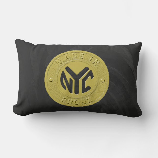 Coussin Rectangle Fabriqué À New York Bronx (Recto)