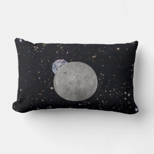 Coussin Rectangle Face cachée de la Lune ciel étoilé Terre
