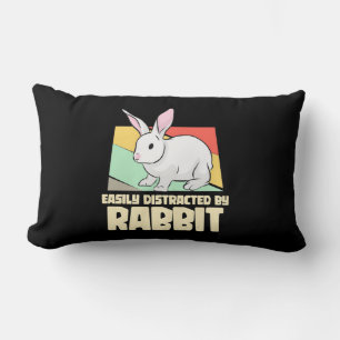 Coussin Rectangle Facilement Distrait Par Le Lapin