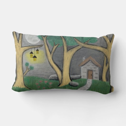 Coussin Rectangle Fairy Tale Forest 2 faces (Verso)