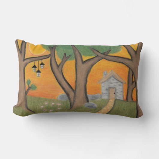 Coussin Rectangle Fairy Tale Forest 2 faces (Recto)