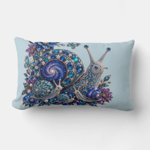 Coussin Rectangle Famille de limaçon de cristal céleste – Galaxie de