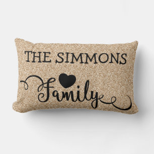Coussin Rectangle Famille personnalisée