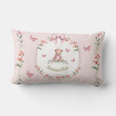 Coussin Rectangle Fantasmes de Nounours Rose (Verso)
