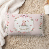 Coussin Rectangle Fantasmes de Nounours Rose (Couverture)