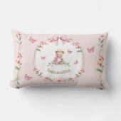 Coussin Rectangle Fantasmes de Nounours Rose (Recto)