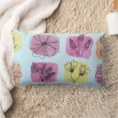Coussin Rectangle Farbiges Blumen  (Couverture)