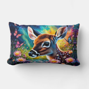 Coussin Rectangle Faune dans Meadow Pond