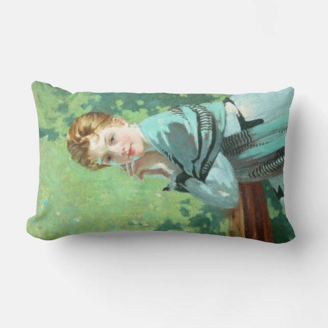 Coussin Rectangle Felicity (par George Henry) (Recto)