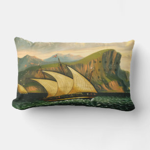 Coussin Rectangle Felucca outre du Gibraltar par des chambres de