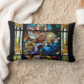Coussin Rectangle Fenêtre en verre tendu de Jésus (Couverture)
