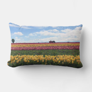 Coussin Rectangle Ferme de tulipes Wooden Shoe, Woodburn, Oregon