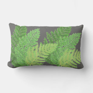 Coussin Rectangle Fermes forestières vertes de forêt de bois fougère