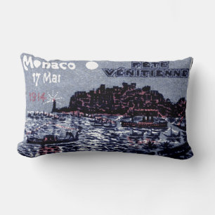 Coussin Rectangle Festival vénitien de Monaco 1914