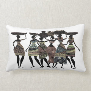Coussin Rectangle Fête africaine