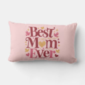 Coussin Rectangle Fête des Mères Meilleure Maman de tous les temps (Verso)