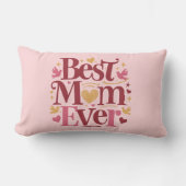 Coussin Rectangle Fête des Mères Meilleure Maman de tous les temps (Recto)
