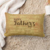 Coussin Rectangle Fête des pères religieux, Qualités du père (Couverture)