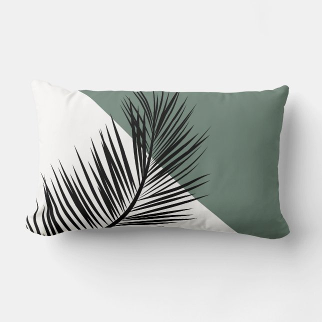 Coussin Rectangle Feuille de palme (Recto)